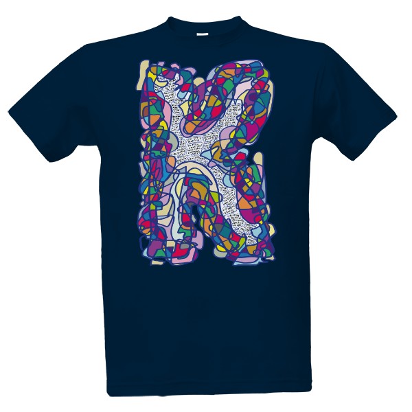 Tričko s potiskem Fraktale K