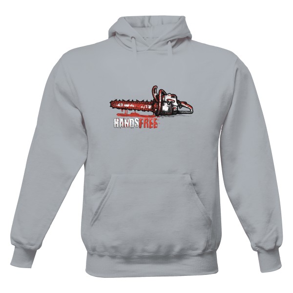 Pánská mikina s kapucí Just Hoods s potiskem Handsfree