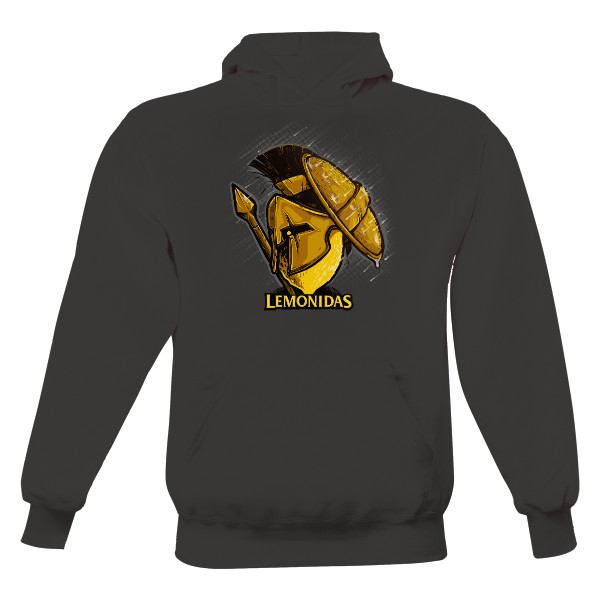 Pánská mikina s kapucí Just Hoods s potiskem Lemonidas
