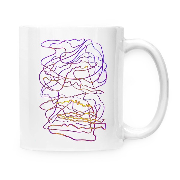 Hrnek malý bílý s potiskem Music 1