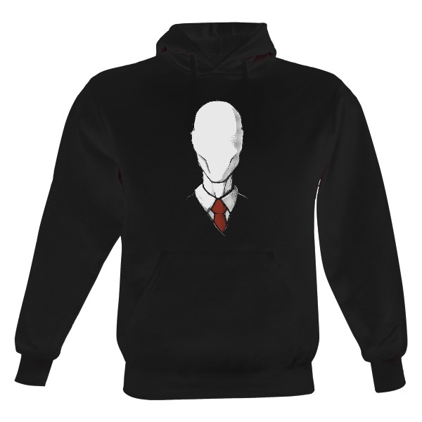 Pánská mikina s kapucí Just Hoods s potiskem Slenderman
